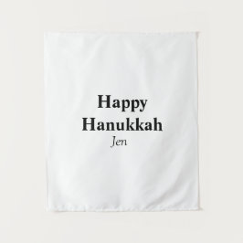 Tapete De Parede Feliz Hanukkah, seu nome de imagem de texto editáv