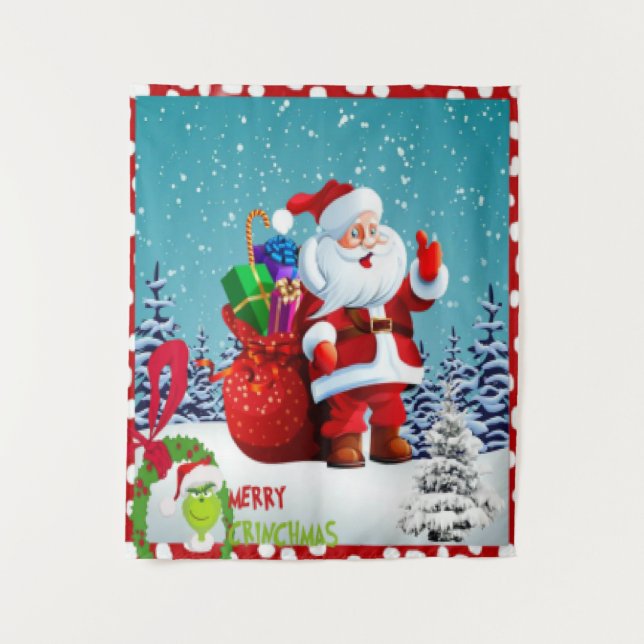 Tapete De Parede Feliz Natal (Frente)