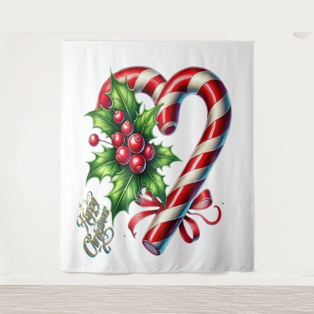 Tapete De Parede Feliz Natal (Frente)