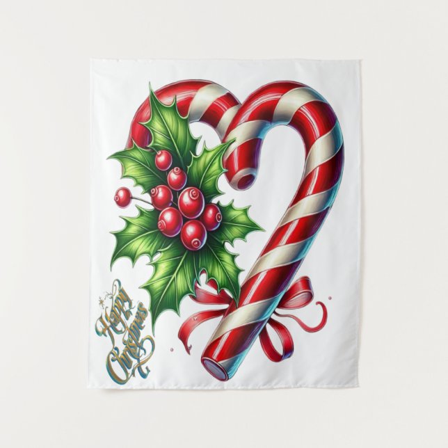 Tapete De Parede Feliz Natal (Frente)