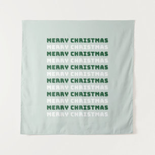Tapete De Parede Feliz Natal, Arte de Natal Verde, Férias