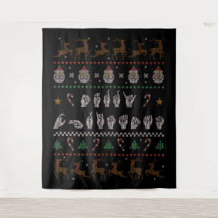 Tapete De Parede Feliz Natal - ASL American Sign Language II