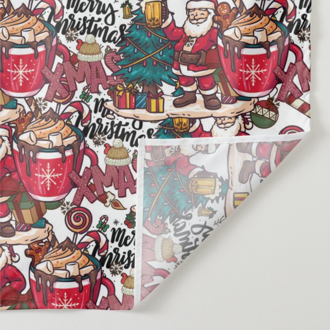 Tapete De Parede Feliz Natal - Férias Festivas (Detalhe)