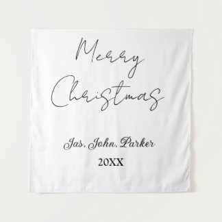 TAPETE DE PAREDE FELIZ NATAL NOME ANO 20XX SIMPLES MINIMALISTA