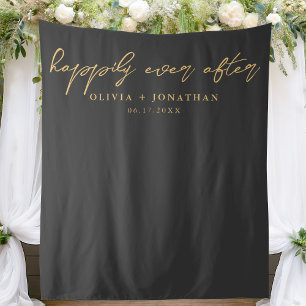 Tapete De Parede Feliz Nunca Depois Do Plano De Casamento De Script