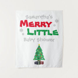 Tapete De Parede Feliz pequeno Chá de fraldas