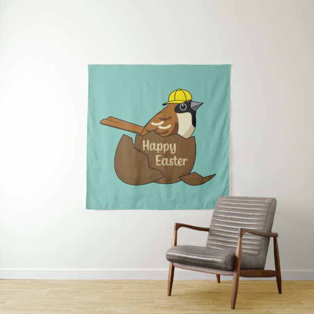 Tapete De Parede Felz pascoa de Ovos de Chocolate de Grama (In Situ)