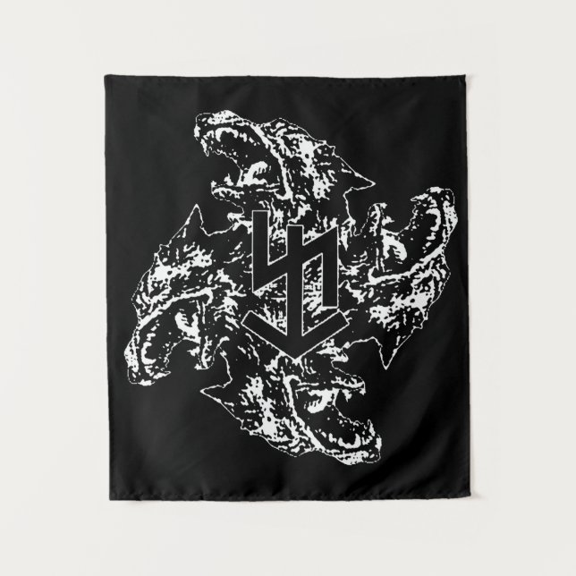 Tapete De Parede Fenrir Wolf Banner (Frente)