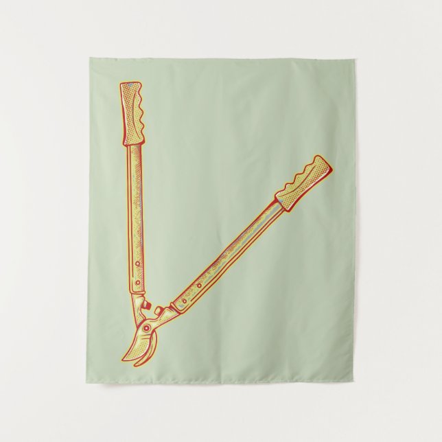 Tapete De Parede Ferramentas de jardinagem Loppers (Frente)