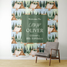 Festa de Aniversário ao Ar Livre Fogueira de Acamp