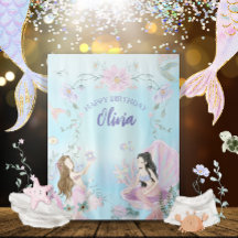 Festa de Aniversário de Sereias com Aquarela Capri