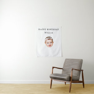 Tapete De Parede Festa de Aniversário Personalizada Moderna