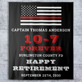 Tapete De Parede Festa de Bombeiros Finos da Linha Vermelha Feliz R