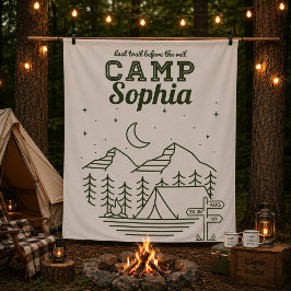 Tapete De Parede Festa de Despedida de Solteira Glamping Camping
