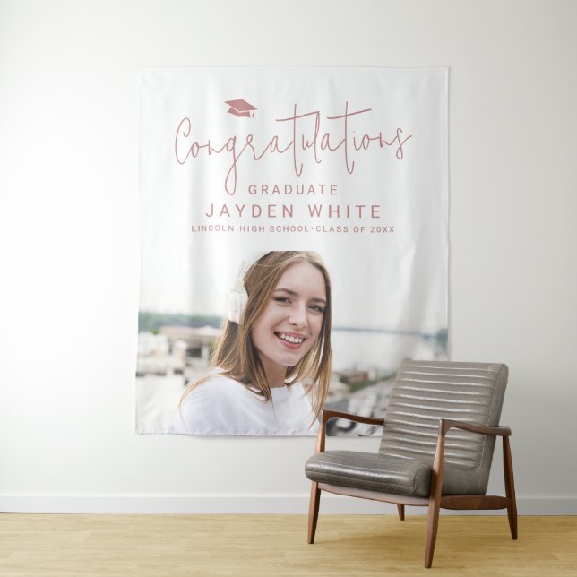 Tapete De Parede Festa de formatura de Fotografias de Script Modern (In Situ)