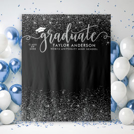 Tapete De Parede Festa de formatura de Script do Formando Modern Si