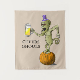 Tapete De Parede Festa de Halloween de Cheers Ghouls