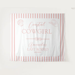 Tapete De Parede Festa de solteira Ocidental de Cowgirl Costeira