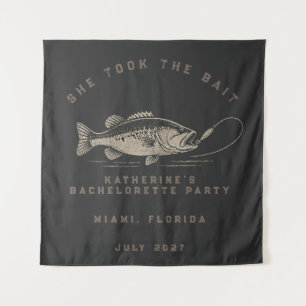 Tapete De Parede Festa de Solteira Personalizada com Tema de Peixe