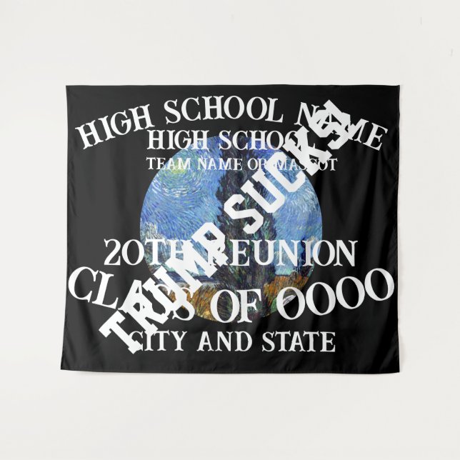 Tapete De Parede Festa de Trump Classe de Formatura Cruzeiro de Apo (Frente (Horizontal))