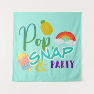 Tapete De Parede festa pop snap party, festa pop it, festa fidget