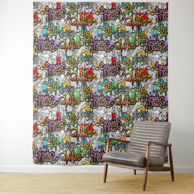 Tapete De Parede Festas de Grafite Hip Hop (In Situ)