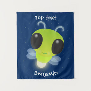 Tapete De Parede Figura de desenho animado com inseto brilhante ver