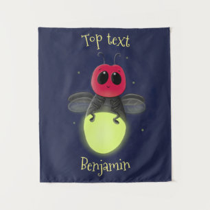 Tapete De Parede Figura de desenho animado com inseto de raio