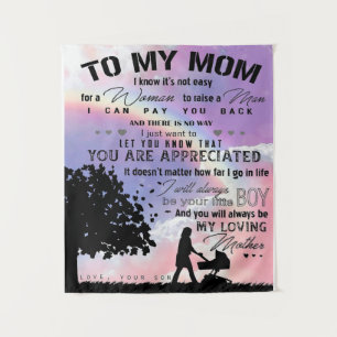 Tapete De Parede Filho - Minha Letra Mãe Novo lar presente