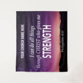 Tapete De Parede Filipenses 4:13 POSSO TUDO NA IGREJA