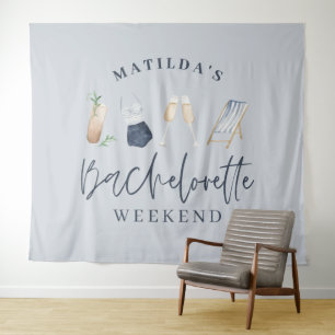 Tapete De Parede Fim de semana de despedida de solteira bebidas mod