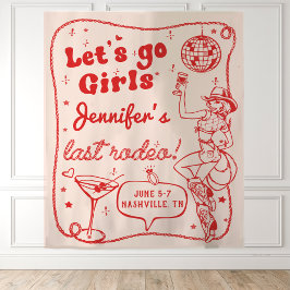 Tapete De Parede Fim de Semana de Despedida de Solteira da Cowgirl 