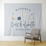 Tapete De Parede Fim de semana de despedida de solteira de bebidas<br><div class="desc">A garota azul,  moderna,  bebe uma despedida de solteira.</div>