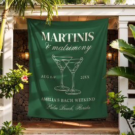 Tapete De Parede Fim de Semana de Despedida de Solteira Martinis &