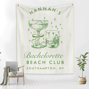 Tapete De Parede Fim de Semana Retro Moderno Amarelo e Verde para D