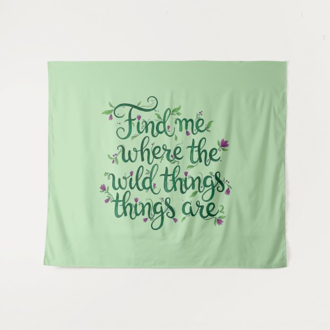 Tapete De Parede Find it where the wild things are  (Frente (Horizontal))