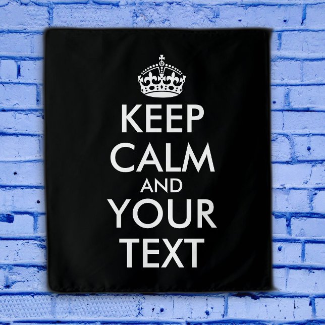 Tapete De Parede Fique calma e continue - Crie o seu (Criador carregado)