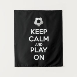 Tapete De Parede Fique calmo e jogue