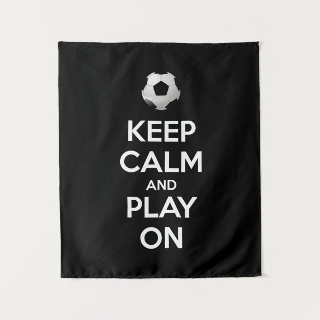 Tapete De Parede Fique calmo e jogue (Frente)