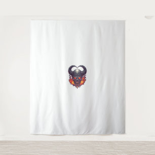 Tapete De Parede Firestorm Demon Skull