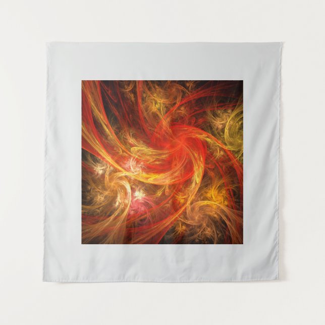 Tapete De Parede Firestorm Nova Abstrato Art (Frente)