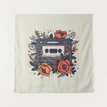 Fita Cassete Floral