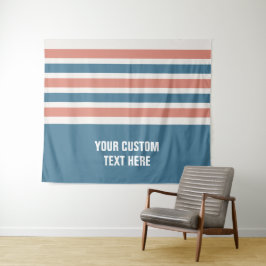 Tapete De Parede Fitas de texto personalizadas com padrão de distri