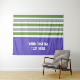 Tapete De Parede Fitas de texto personalizadas com padrão de distri