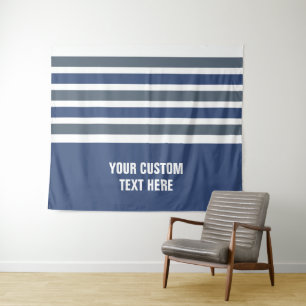 Tapete De Parede Fitas de texto personalizadas com padrão de distri