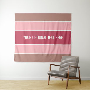 Tapete De Parede Fitas de texto personalizadas com padrão de distri