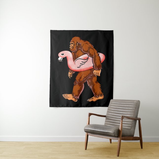 Tapete De Parede Flamingo Bigfoot (In Situ)