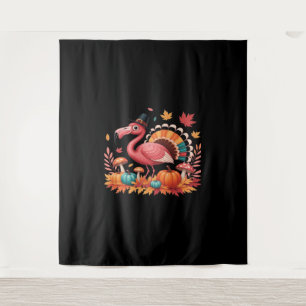 Tapete De Parede Flamingo Turquia Fofo Flamingo Turquia Queda Folha