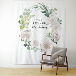 Tapete De Parede Fleur Jolie Pretty Floral Bridal Backdrop