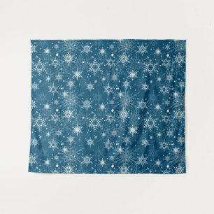 Tapete De Parede Flocos de neve com manchas brancas